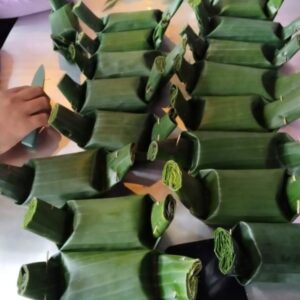 Nasi bakar isi ayam