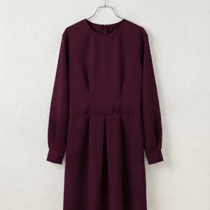 Dress Polos Elegan (Maroon)